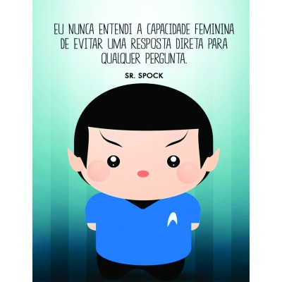 Placa Decorativa    Spock